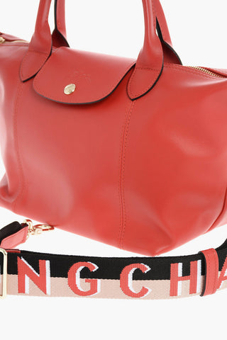 Leather Tote Bag LE PLIAGE with Removable Shoulder Strap