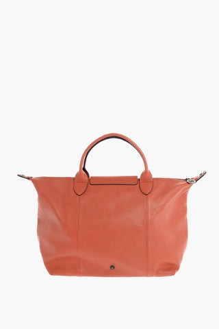 Leather Tote Bag LE PLIAGE with Removable Shoulder Strap