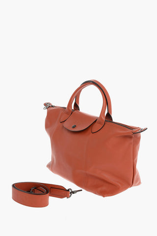 Leather Tote Bag LE PLIAGE with Removable Shoulder Strap