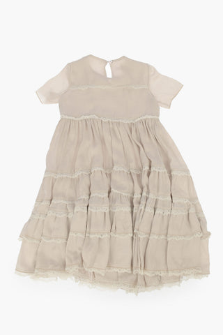 Frilled Dress with Lace