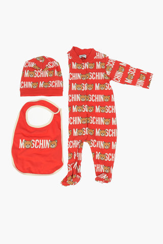 Romper Suit Hat and Bib Set