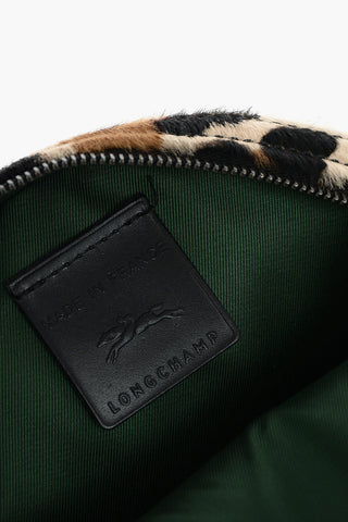 Animal Printed Ponyskin Circle Bumbag