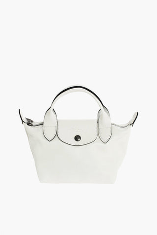 Leather LE PLIAGE Minibag with Removable Shoulder Strap