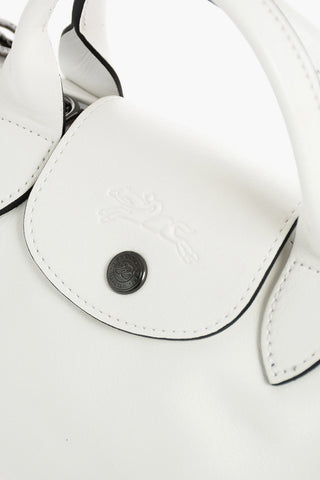 Leather LE PLIAGE Minibag with Removable Shoulder Strap