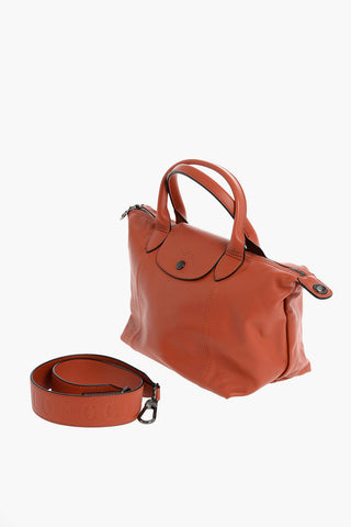 Leather Tote Bag LE PLIAGE with Removable Shoulder Strap
