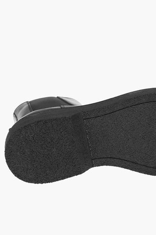 Leather METAL TOE Chelsea Ankle Boots