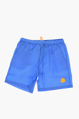 Drawstring boxer swimsuit