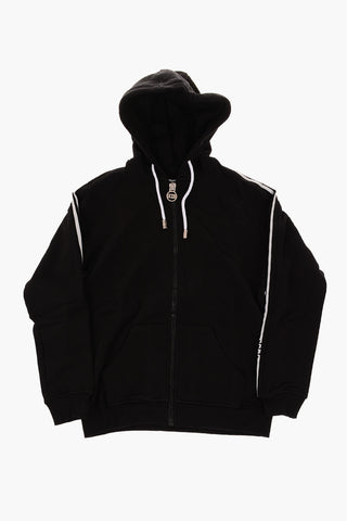 hoodie sweatshirt with zip closure