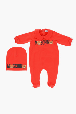 Romper Suit Hat teddy Set