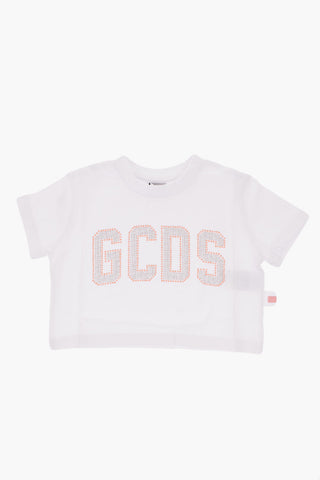 top crop con strass