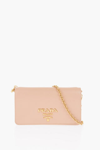 Saffiano Leather Minibag with Removable Shoulder Strap