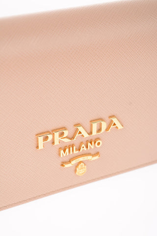 Saffiano Leather Minibag with Removable Shoulder Strap