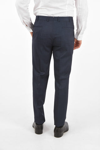 No Hem Pants Peaked Lapel Suit 