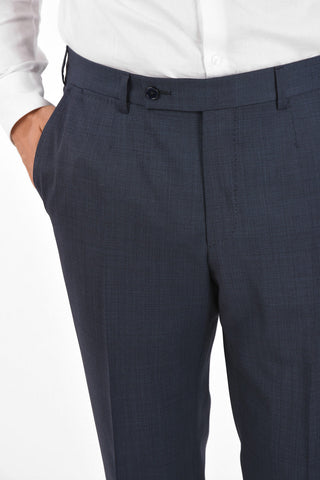 No Hem Pants Peaked Lapel Suit 