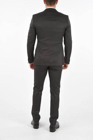 CC COLLECTION Virgin Wool CERIMONY RESET 3-piece Suit with Peak Lapel