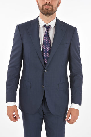 virgin wool side vents 2-button LEADER suit drop 7R