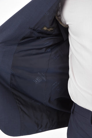 virgin wool side vents 2-button LEADER suit drop 7R