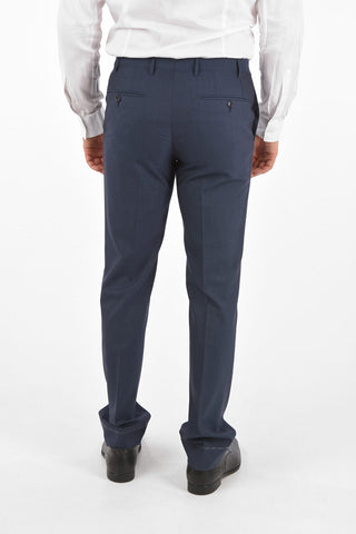 virgin wool side vents 2-button LEADER suit drop 7R
