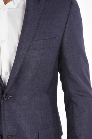 silk and virgin wool side vents 2-button GATE blazer drop 7R