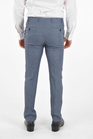 flax Blend side vents 3-button suit ACADEMY drop 6R