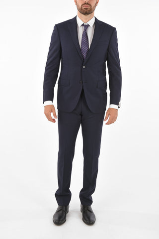 virgin wool peak lapel 2-button ACADEMY suit drop 7R