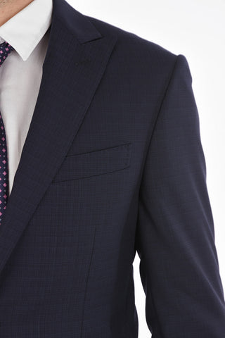 virgin wool peak lapel 2-button ACADEMY suit drop 7R