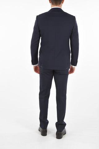 virgin wool peak lapel 2-button ACADEMY suit drop 7R