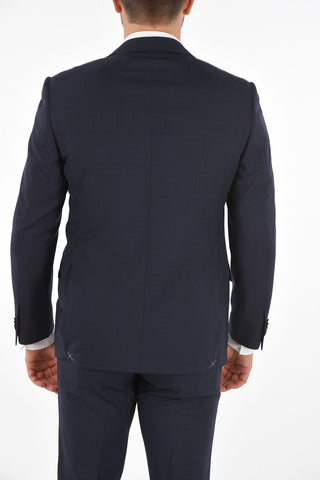 virgin wool peak lapel 2-button ACADEMY suit drop 7R