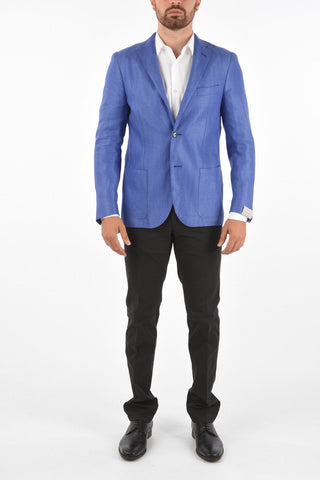 GATE side vents notch lapel 2-button blazer drop 7R