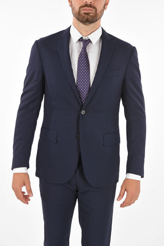 virgin wool Dynamic side vents 2-button ACADEMY SOFT suit drop 7R