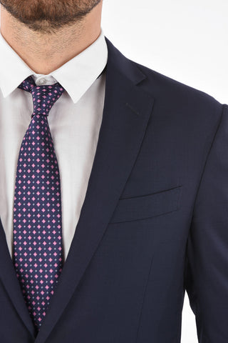 virgin wool Dynamic side vents 2-button ACADEMY SOFT suit drop 7R