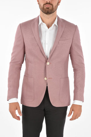 ACADEMY SOFT side vents notch lapel 2-button blazer drop 7R