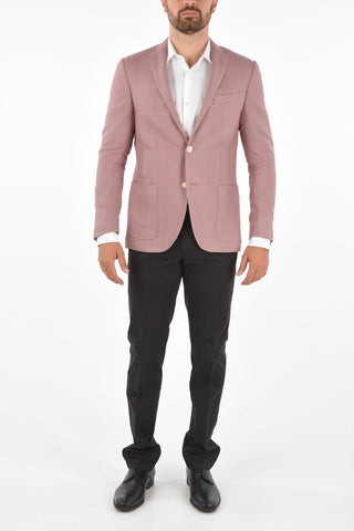 ACADEMY SOFT side vents notch lapel 2-button blazer drop 7R