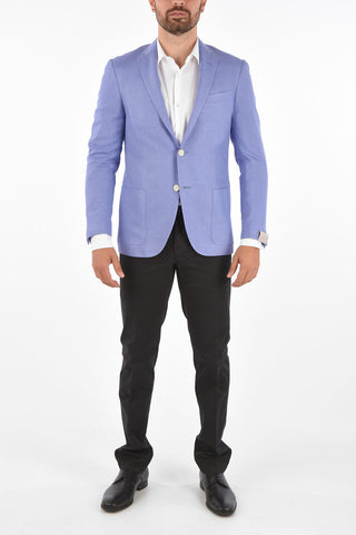 ACADEMY SOFT side vents notch lapel 2-button blazer drop 7R