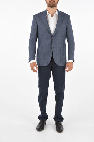 side vents notch lapel 2-button LEADER SOFT blazer drop 7R