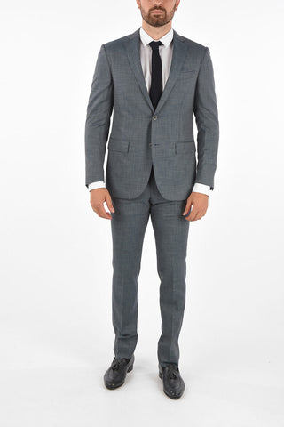 side vents notch lapel belt loops 2-button ACADEMY suit drop 7R