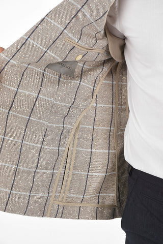 check side vents 2-button ACADEMY SOFT blazer drop 7R