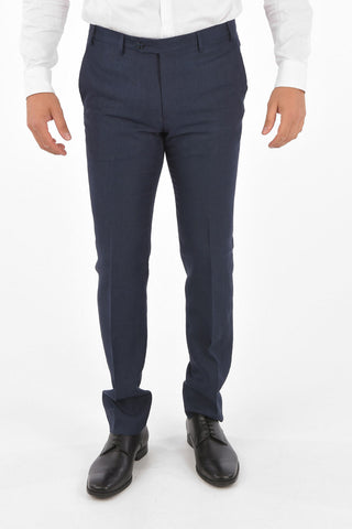 flax Blend side vents notch lapel 2-button ACADEMY suit drop 6R
