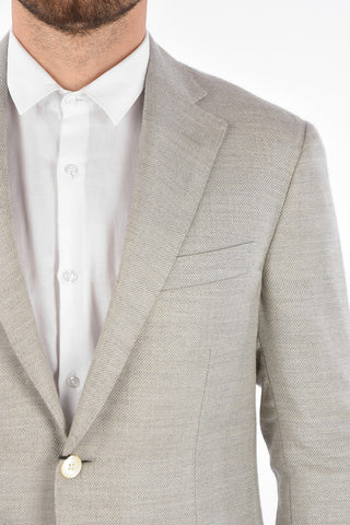 Cashmere-blend LEADER SOFT Blazer with Side Vents