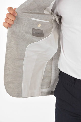 Cashmere-blend LEADER SOFT Blazer with Side Vents