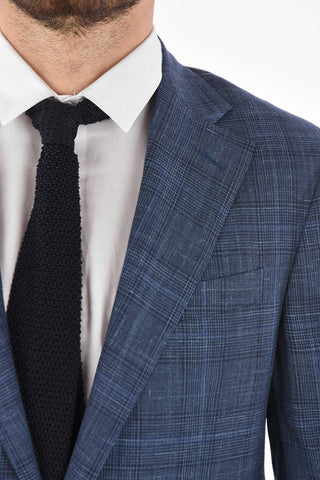 district check ACADEMY side vents 2-button suit drop 7R