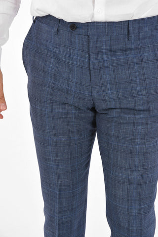 district check ACADEMY side vents 2-button suit drop 7R
