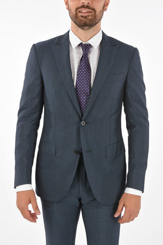 side vents peak lapel 2-button ACADEMY suit drop 8R