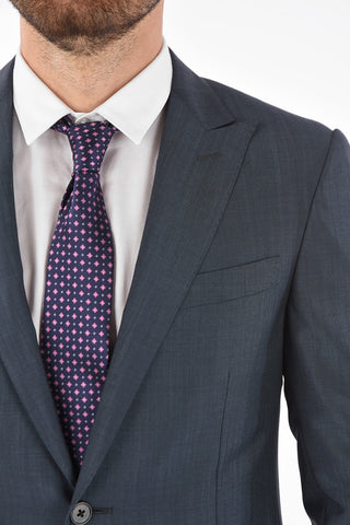side vents peak lapel 2-button ACADEMY suit drop 8R