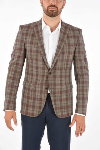 CC COLLECTION check side vents 2-button RESET blazer drop 8R