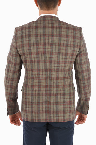 CC COLLECTION check side vents 2-button RESET blazer drop 8R