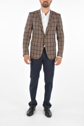 CC COLLECTION check side vents 2-button RESET blazer drop 8R