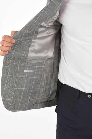 CC COLLECTION check side vents 2-button REWARD blazer drop 7R