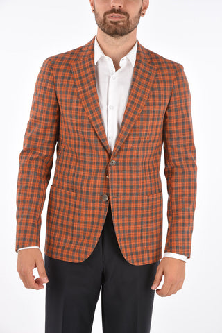CC COLLECTION plaid REWARD 2-button blazer