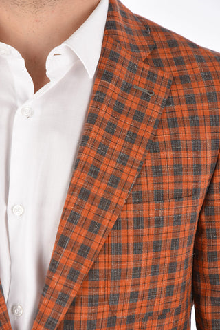 CC COLLECTION plaid REWARD 2-button blazer
